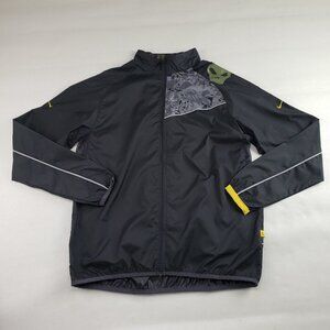 Nike Storm Windbreaker Jacket Men XXL Gray Full Zip Long Sleeve Athletic Vented